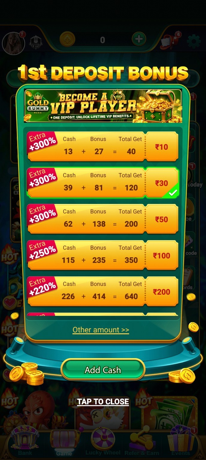 GOLD RUMMY screenshot 3